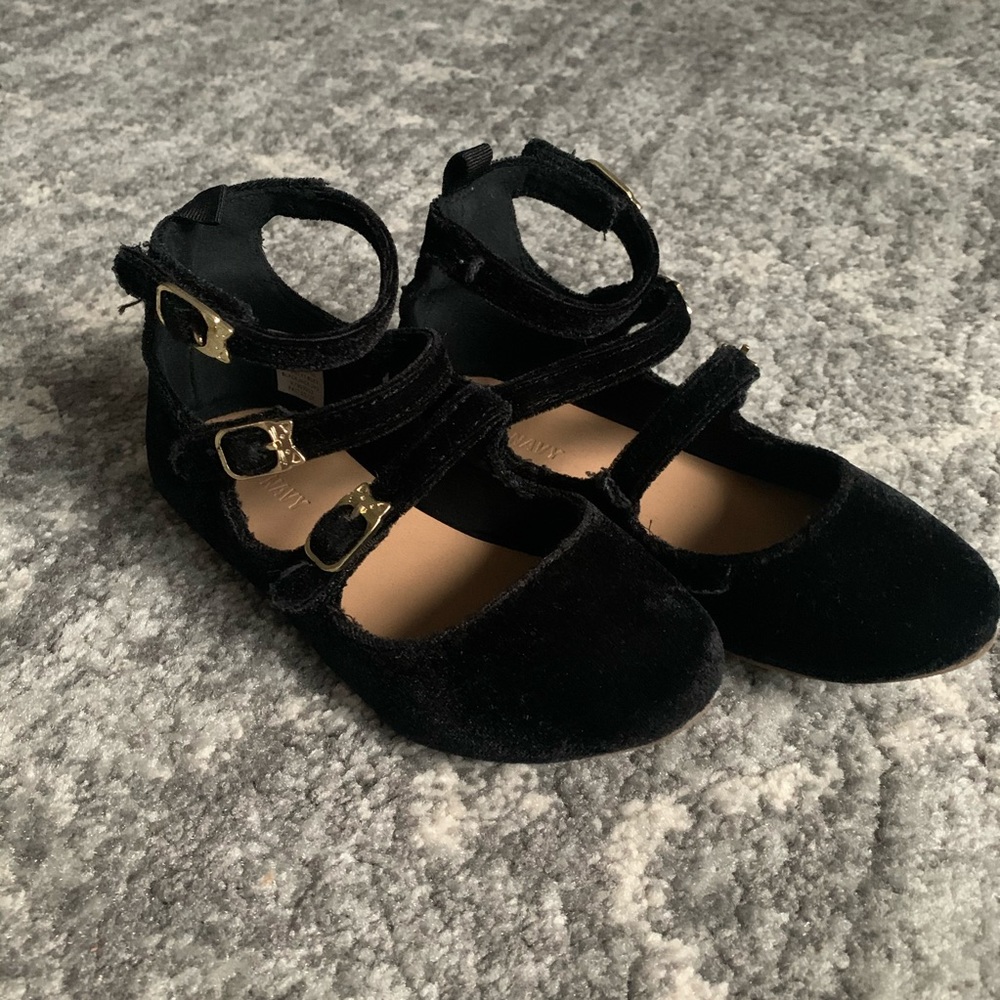 Old Navy toddler girl velour ballet flats